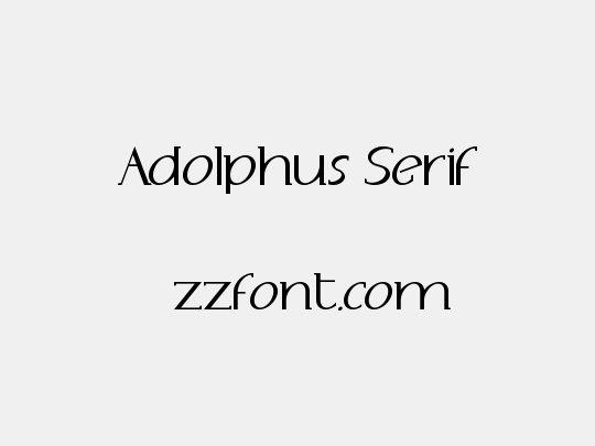 Adolphus Serif