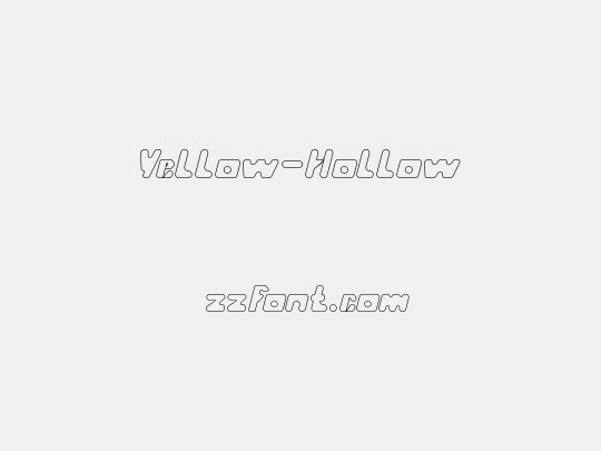 Yellow-Hollow