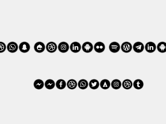 Icons Social Media 15