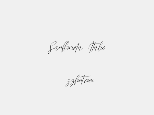 Sanflorida Italic