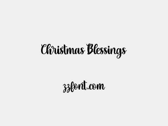 Christmas Blessings