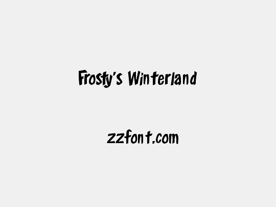 Frosty's Winterland