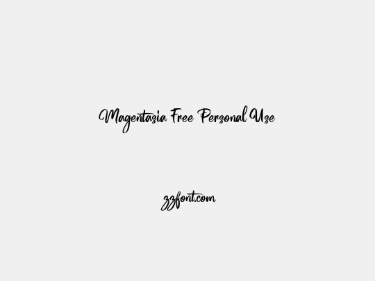 Magentasia Free Personal Use