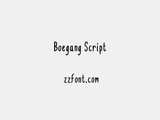 Boegang Script