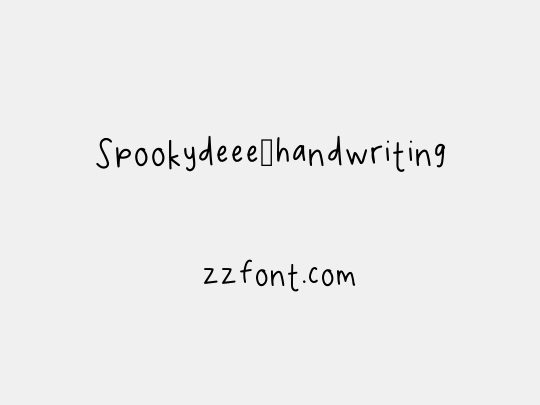 Spookydeee_handwriting