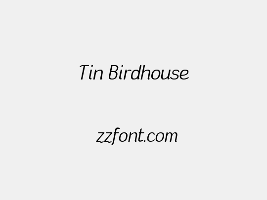 Tin Birdhouse