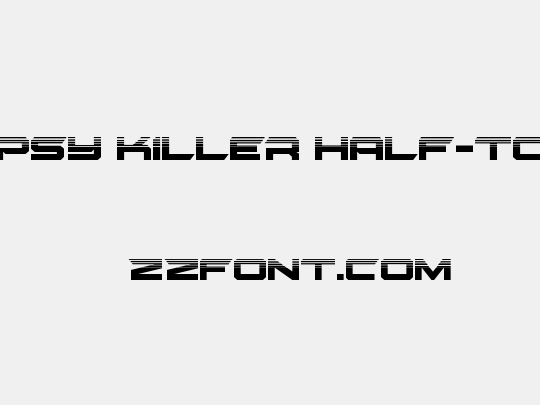 Gypsy Killer Half-Tone