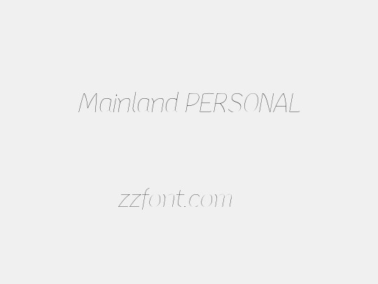 Mainland PERSONAL