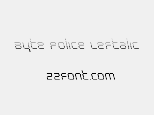 Byte Police Leftalic
