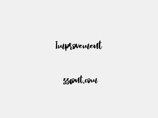 Improvement