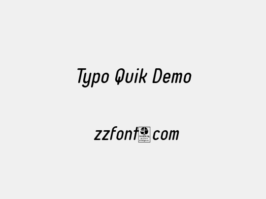 Typo Quik Demo