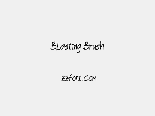 Blasting Brush