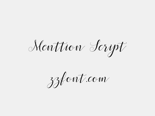 Menttion Script