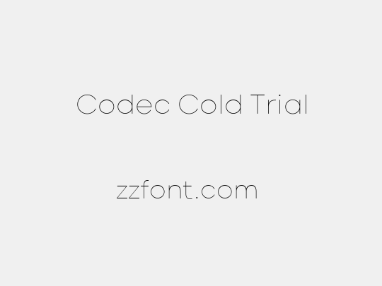 Codec Cold Trial