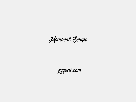Montreal Script
