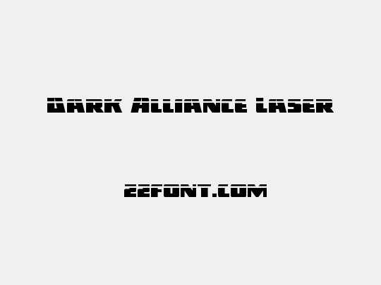 Dark Alliance Laser