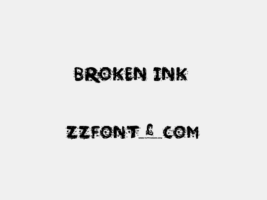 Broken Ink 