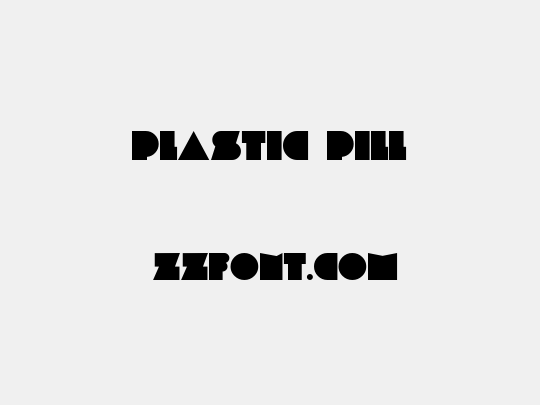 PLASTIC PILL