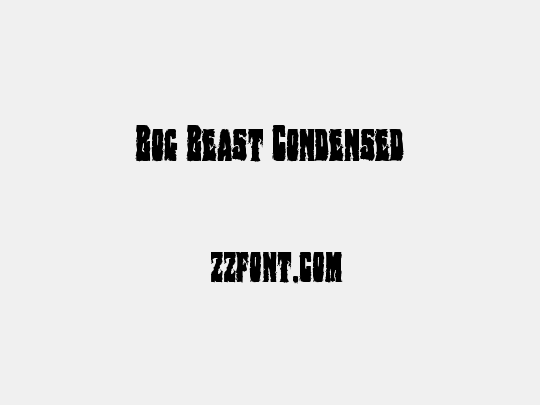 Bog Beast Condensed