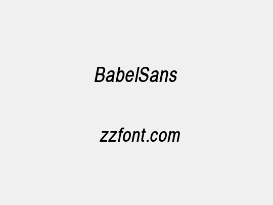 BabelSans
