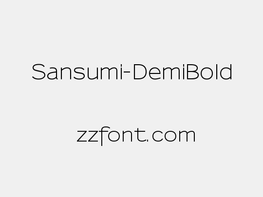Sansumi-DemiBold