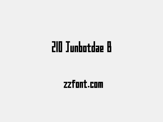 210 Junbotdae B