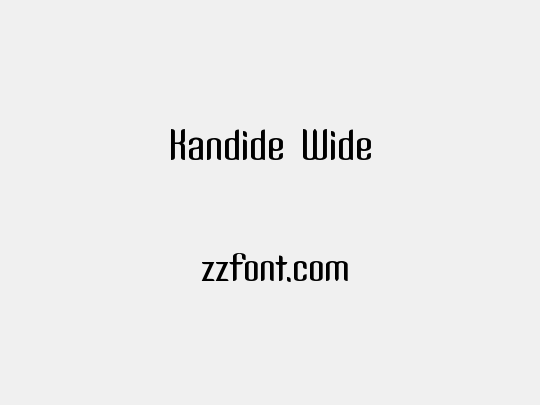 Kandide Wide