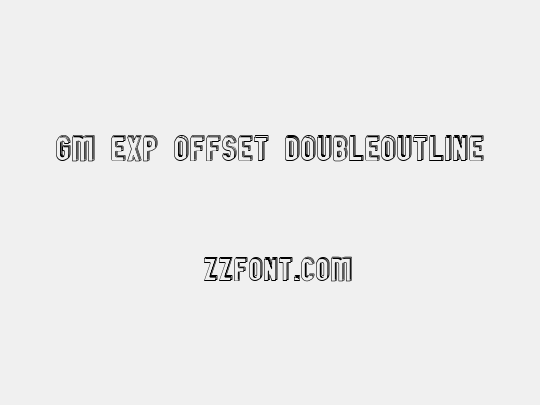 GM Exp Offset Doubleoutline