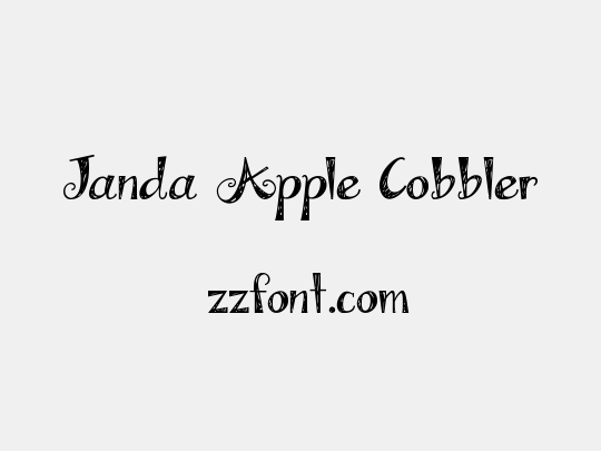 Janda Apple Cobbler