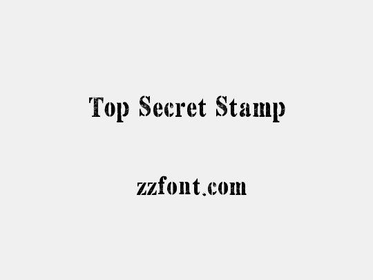 Top Secret Stamp