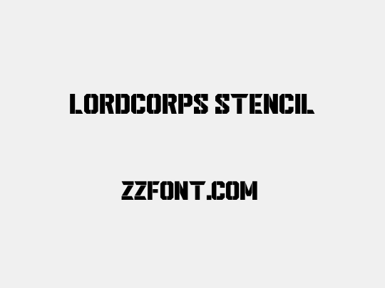 Lordcorps Stencil