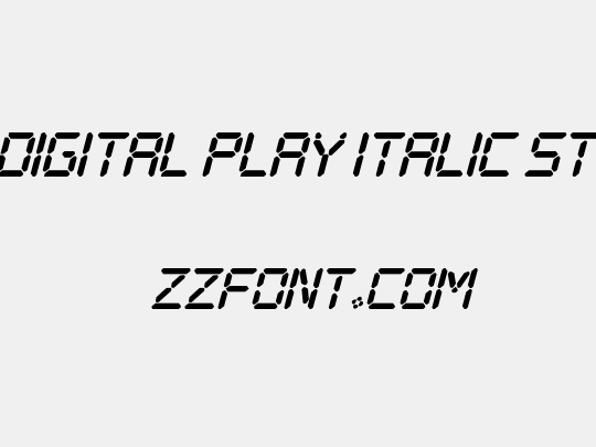 Digital Play Italic St