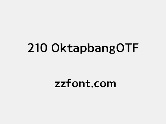 210 OktapbangOTF