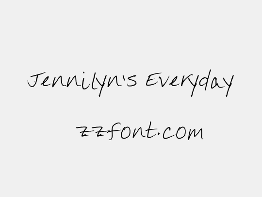 Jennilyn's Everyday