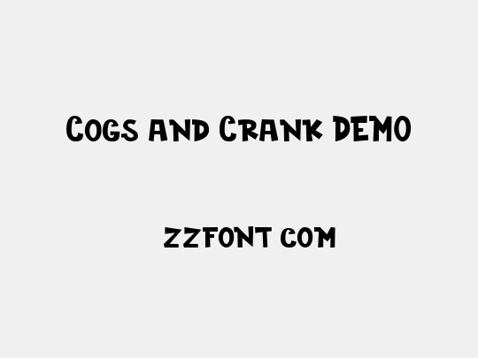 Cogs and Crank DEMO
