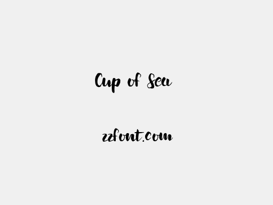 Cup of Sea 