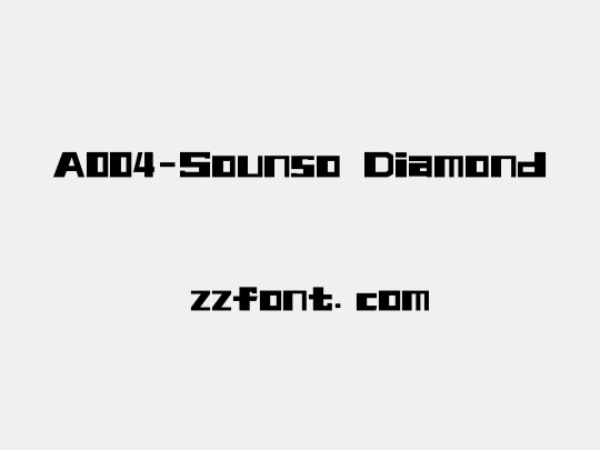 A004-Sounso Diamond