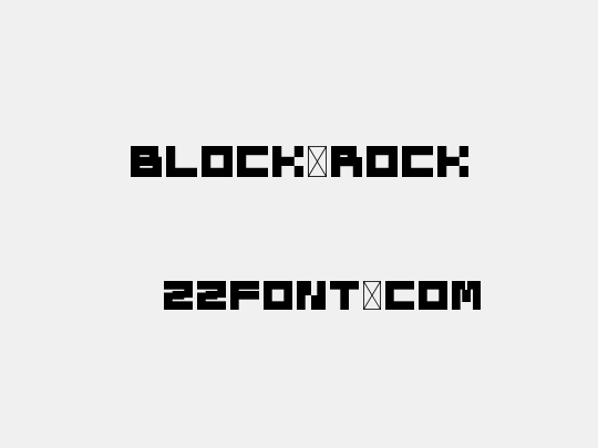 Block-Rock