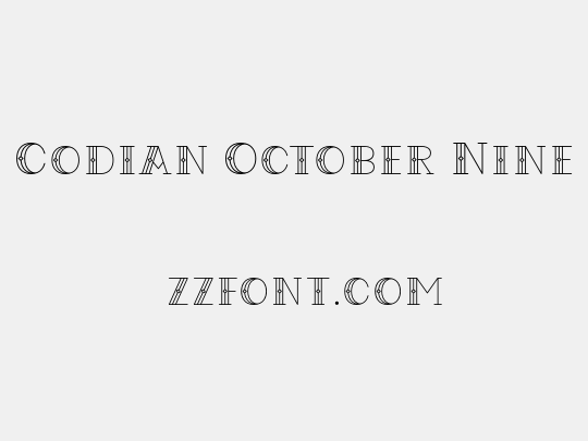 Codian October Nine