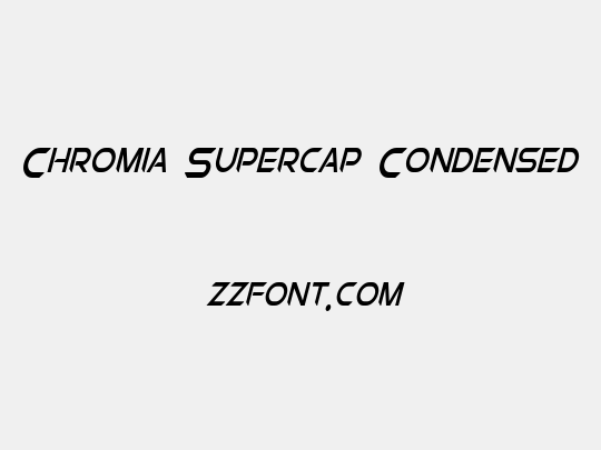 Chromia Supercap Condensed