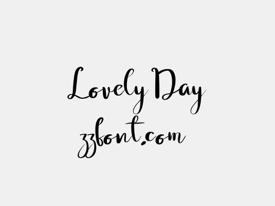 Lovely Day