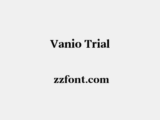 Vanio Trial