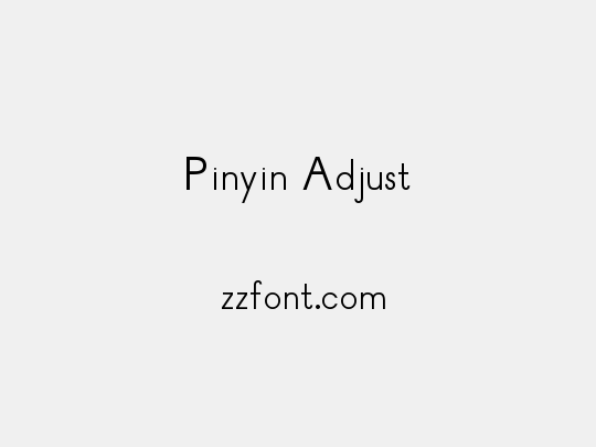 Pinyin Adjust