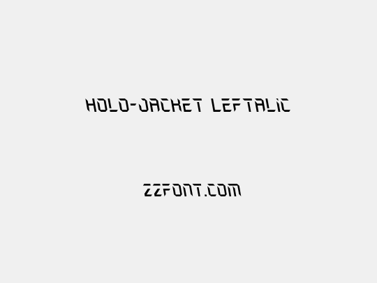 Holo-Jacket Leftalic