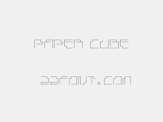 Paper Cube