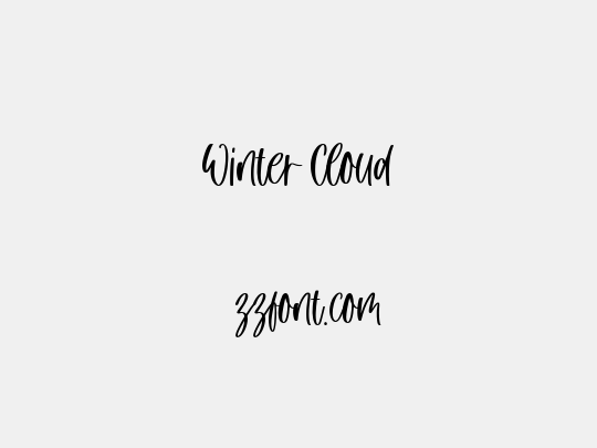 Winter Cloud