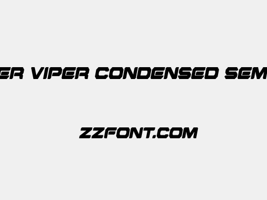 Hyper Viper Condensed SemiItal