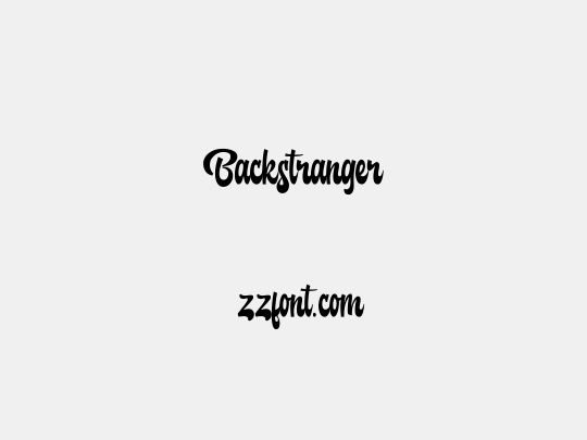 Backstranger