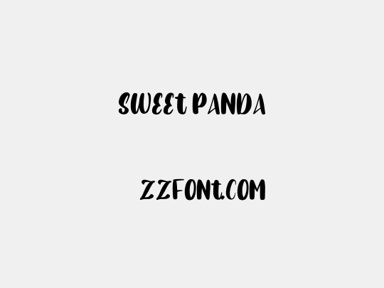 Sweet Panda