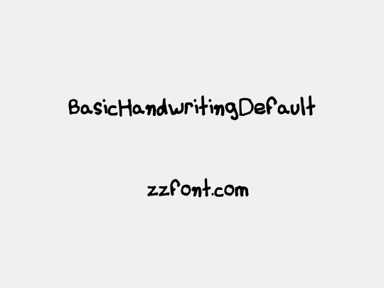 BasicHandwritingDefault